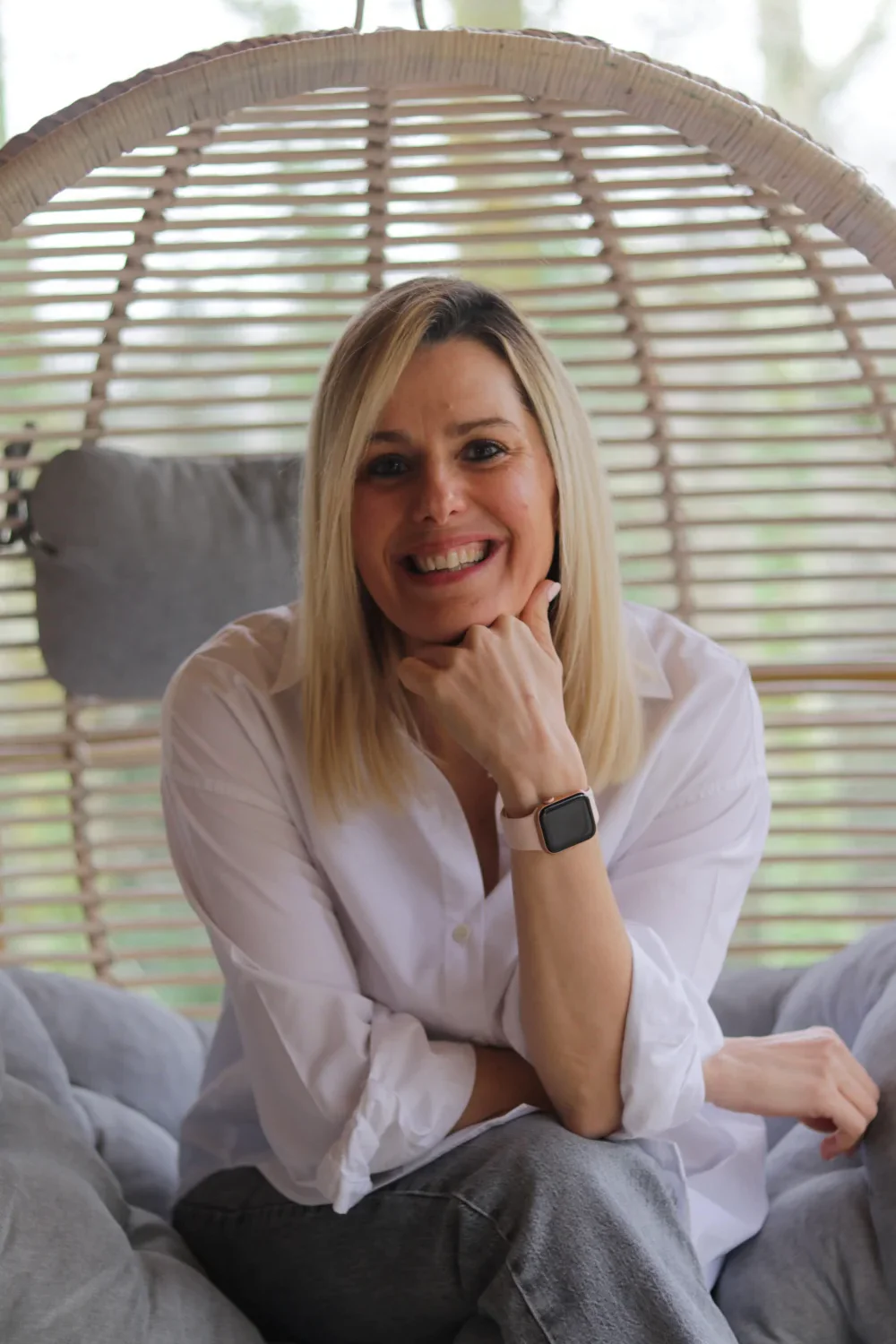 Angélique Raynard souriante